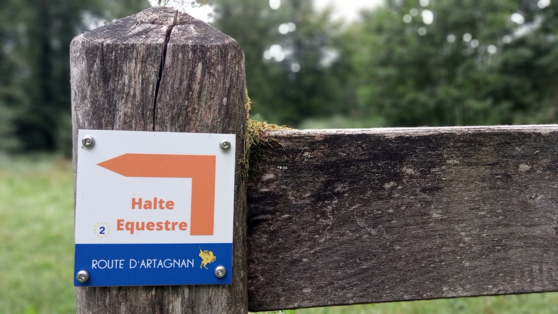 halte équestre de l'étang de Malva en forêt de Retz