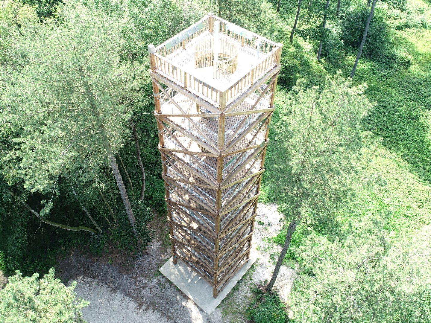 La tour Mangin en forêt de Retz
