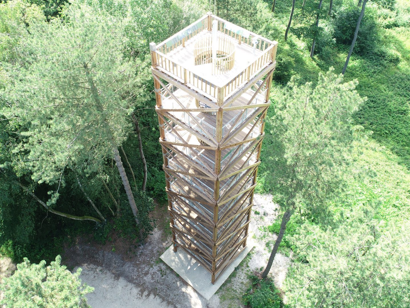 La tour Mangin en forêt de Retz