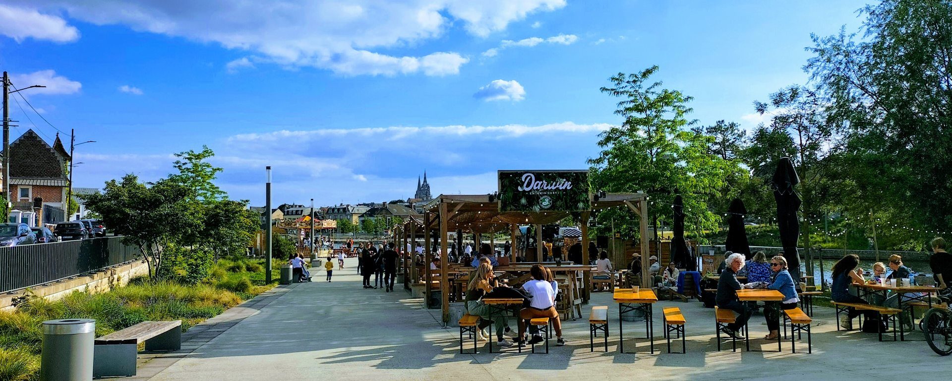 Guinguettes à Soissons, direction les berges de l'Aisne