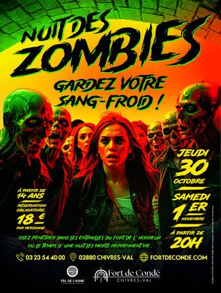 « Enigmes et frissons » dans le Soissonnais Valois - La Nuit des Zombies
