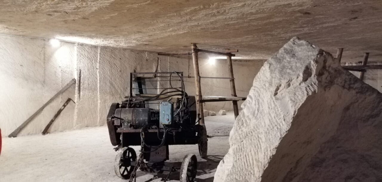 Visite des carrières de Noyant