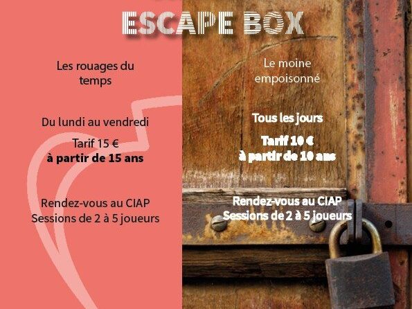 Escape box à l'abbaye Saint-Jean-des-Vignes